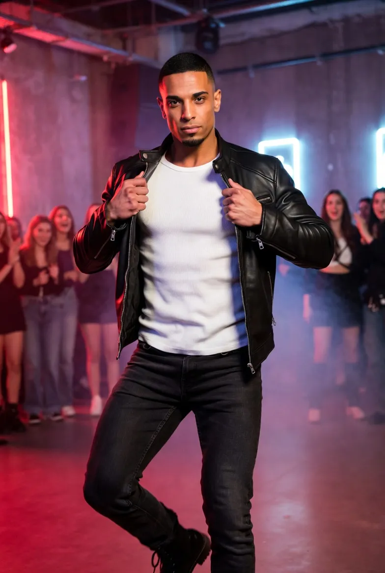 מתן במופע כוח אתלטי במסיבת רווקות בלופט