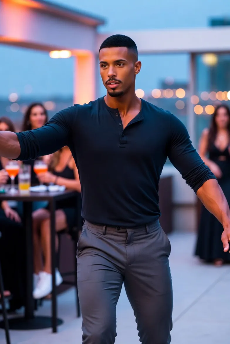 מתן במופע ריקוד באירוע נשים ברוף-טופ בבאר שבע