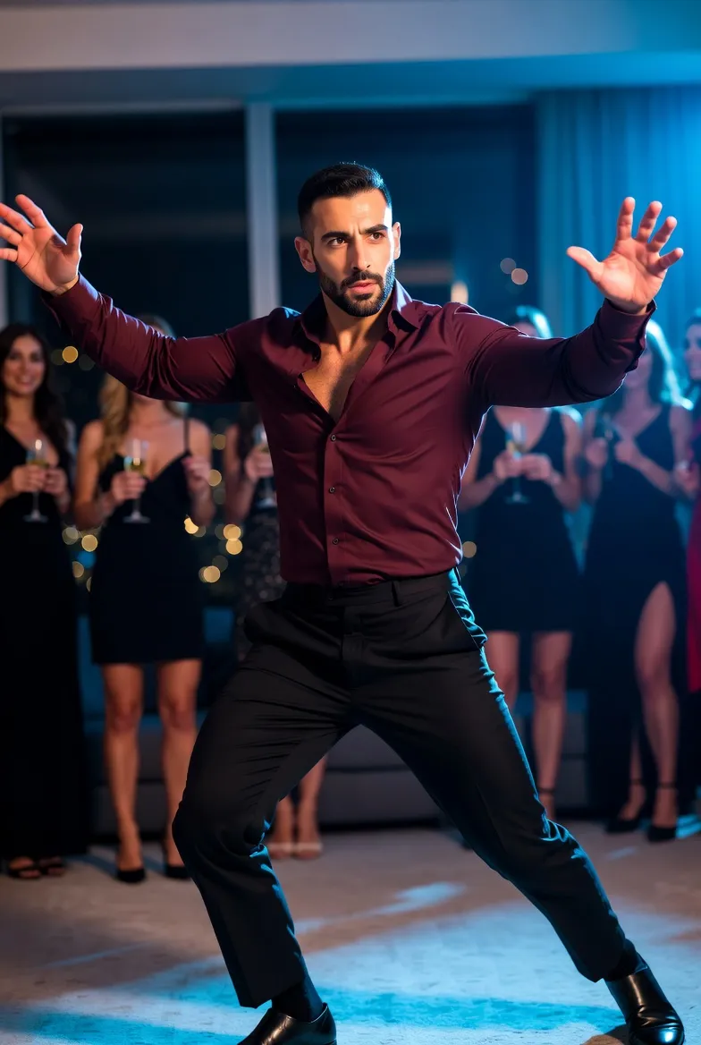 עידן במופע פרימיום במסיבת רווקות בחדר VIP