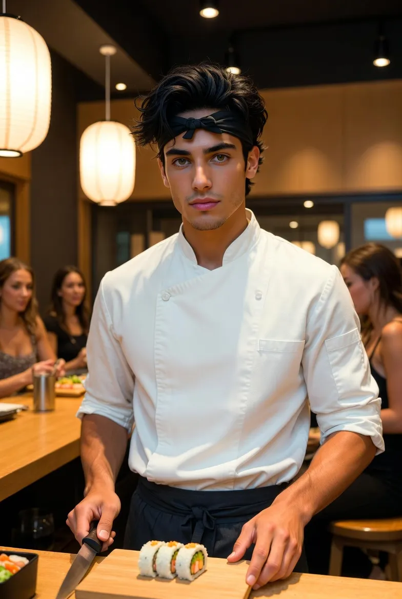 תומר כשף סושי מפתיע ביום הולדת במסעדה