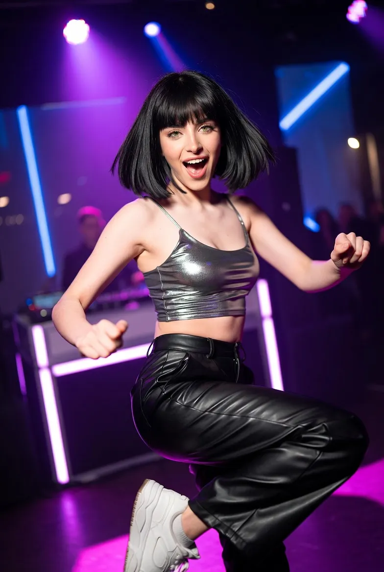 שירה רוקדת גו-גו על הרחבה באירוע חברה