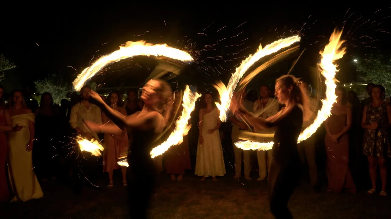 מופעי אש לאירועים — כל מה שצריך לדעת על בטיחות
